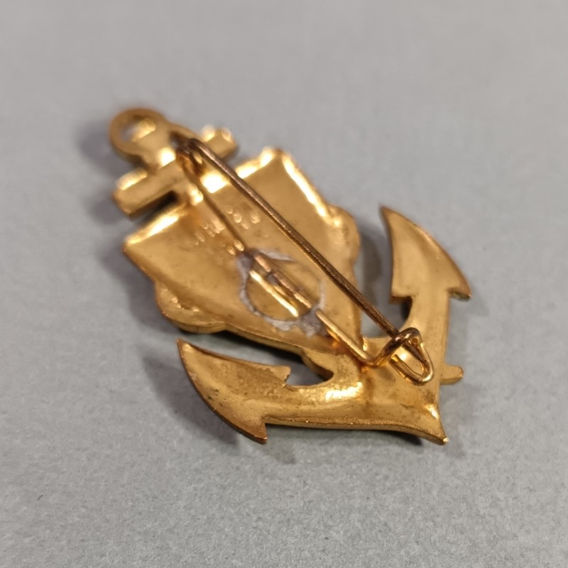 INSIGNE MILITAIRE 1 er BIC BATAILLON D'INFANTERIE COLONIALE ARMEE DE LIBERATION FABRICATION 1944 1945 G.E. MARDINI PARIS